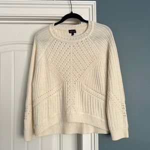 Top shop beige cropped sweater. Like new.